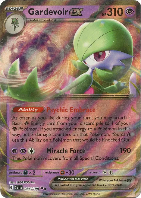 Gardevoir ex 086/198 Scarlet & Violet Pokemon Single